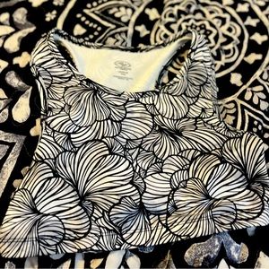 Cute high neck racer back yoga sports bra